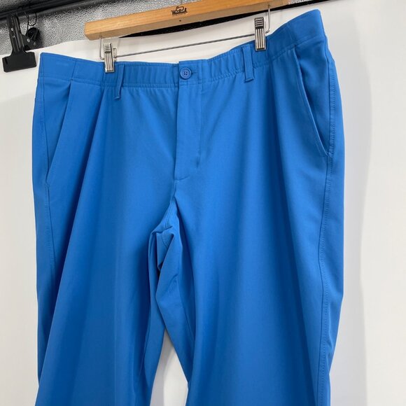 Under Armour Mens Size 40/30 Golf Pants Blue Performance Wear Outdoor Classic - Picture 3 of 6